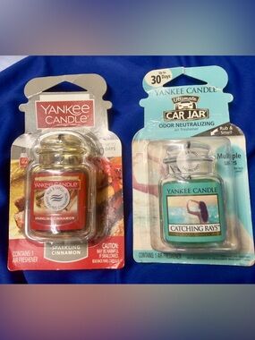 Yankee Candle Car Jar Sparkling Cinnamon and Catching Rays